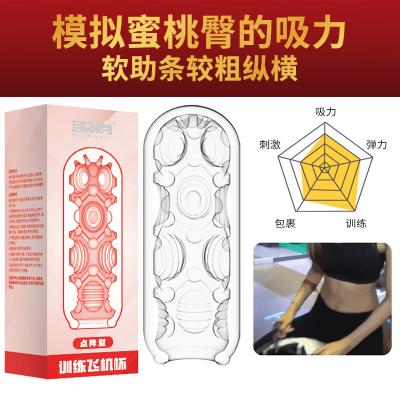 【点阵型】取悦 男性训练飞机杯 倒模名器 男用自慰器 手动飞...