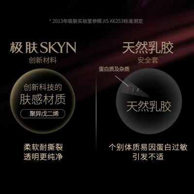 【高科技套套】杰士邦SKYN极肤玻尿酸避孕套2只装 PI专利...