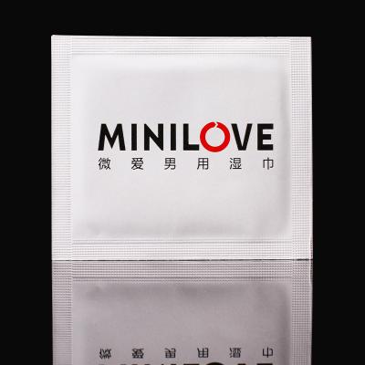 微爱MINILOVE 微爱男用<strong style='color:red;'>延时</strong>湿巾 单片装