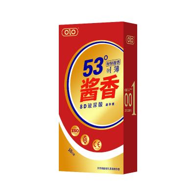 【喝酱香用酱香套】OLO53度酱香避孕套8d玻尿酸冰火激爽0...