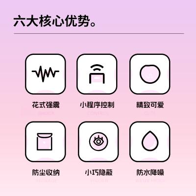 【隐秘的高潮】APP无线遥控跳蛋宿舍静音吊坠饰品跳蛋自慰器小...